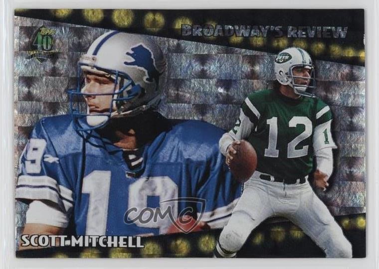 1996 Topps Broadway's Review Scott Mitchell #BR5 0uf1