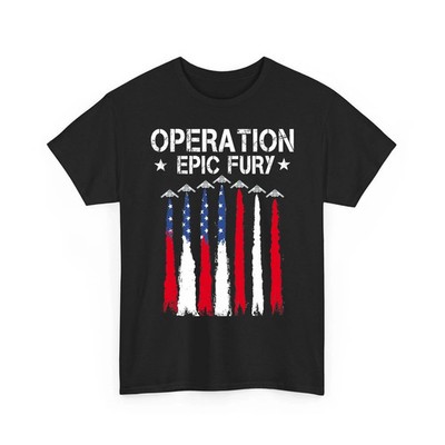 Operation Epic Fury T-Shirt, American Flag Patriotic Shirt