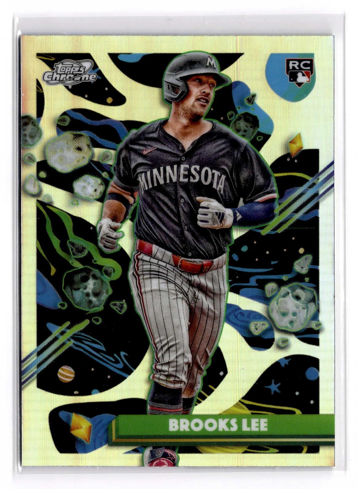 2025 Topps Cosmic Chrome Refractor - Brooks Lee #129 Minnesota Twins
