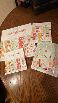 Mintay Papers Playtime Scrapbook Kit Paper Set w/ Elements Die Cuts Birthday
