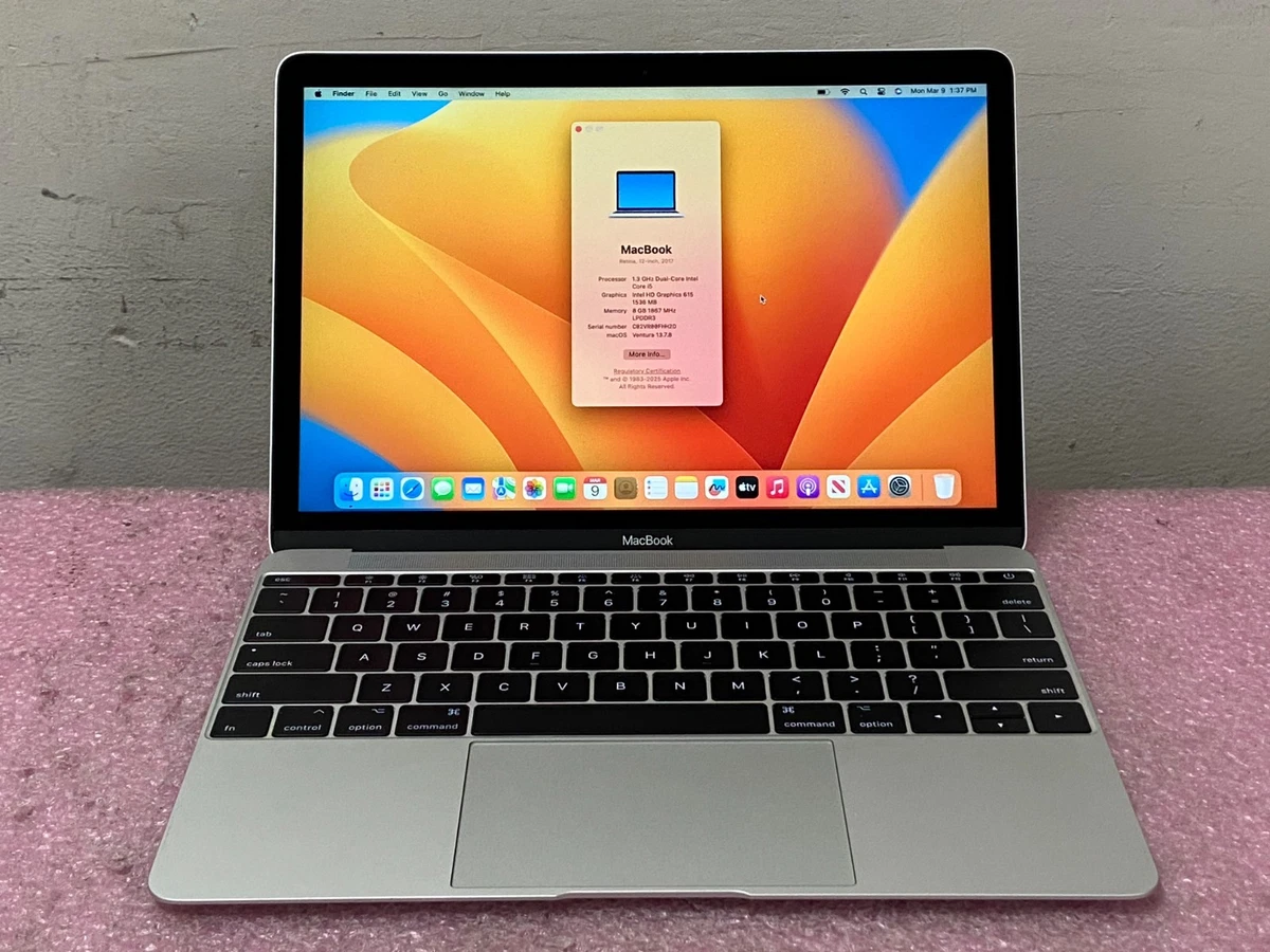 MacBook 2017 A1534 12 『BT充放電1回』Silver MacBook Apple