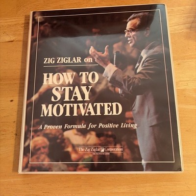 Zig Ziglar Cassette Tape Kit - How to Stay Motivated - 1986