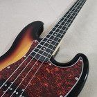 4 String Electric Bass Guitar Mahogany body Maple Fretboard Neck In Sunburst — photo 5
