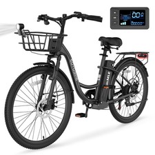 NAIZEA 26" Electric Bike Adults 700W Peak Electric Bicycle 36V 10.4Ah Battery