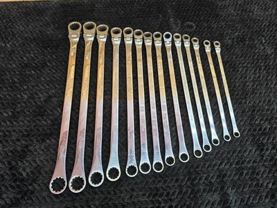 Matco Tools RFBZXLM 10pc Metric 10-25mm Flex Head Double End Box Wrench Set