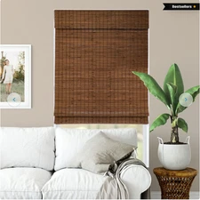   Super Value Cordless Bamboo Woven Wood Shades 41x65 3/4