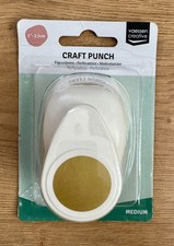 Vaessen Creative Craft Paper Punch Medium Circle for DIY Projects, Scrapbooking