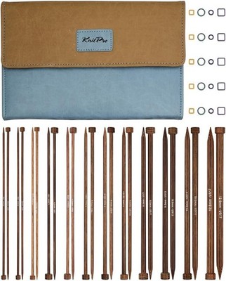 KnitPro Ginger 10'' Grande Single Pointed Knitting Needle Set