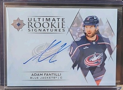 2023-24 UD ULT COLLECTION ADAM FANTILLI RC AUTO ULTIMATE ROOKIE SIGNATURES URSAF