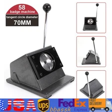 Graphic Punch Die Cutter Round Punch Die Cutter 58mm/2.28in Button Maker USA