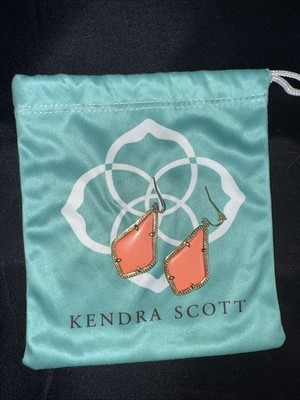 Kendra Scott Alex Earrings Coral Gold