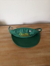 Vintage 1980s Myrtle Beach Visor Hat South Carolina Sea Mist Golf Resort Green