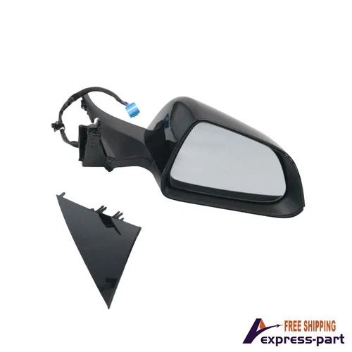 New Black Right Passenger Side Mirror Heated Power Fold Fits Tesla Model 3