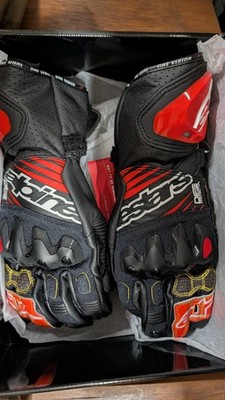Alpinestars GP Tech V2S Glove Black White Red Mens Large
