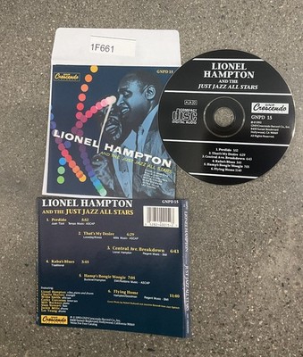 Lionel Hampton with the Just Jazz All Stars by Lionel Hampton CD No Case #1F661