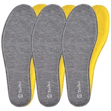 3 Pair Men Memory Foam Shoe Inserts Insoles for Work Boots Pain Relief