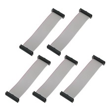 5 Pcs IDC Connector Flat Ribbon Cable 26 Pins FC 2mm Pitch 10cm Length