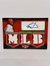 RYAN HOWARD Auto 2010 Topps Triple Threads Game Used Jersey Relic /18 Phillies