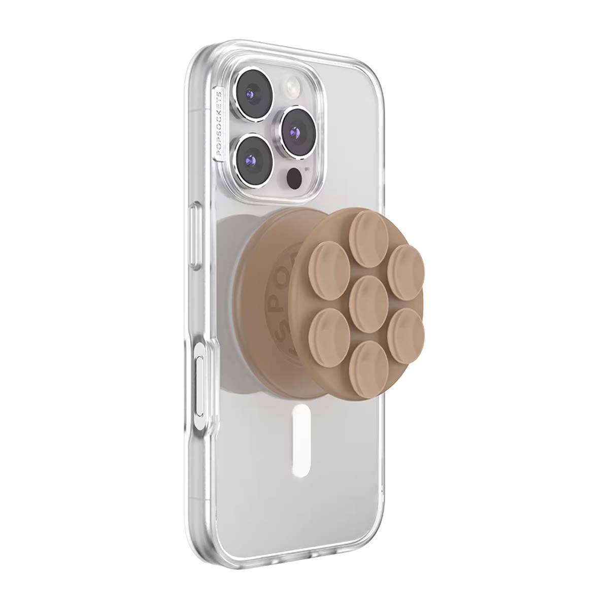 Support smartphone PopGrip marron idéal pour vos selfies - 2