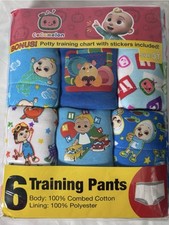 Boys Size 3T Cocomelon 6-Pack Toddler Boys Training Pants Underwear