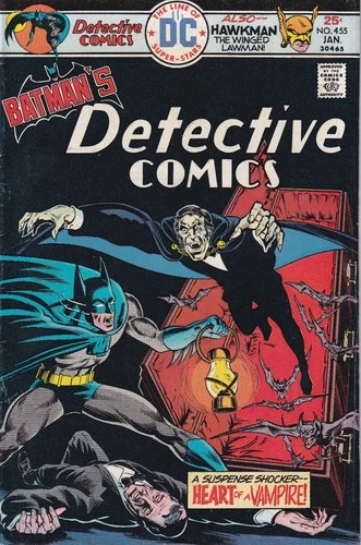 DETECTIVE COMICS #455 Heart of a Vampire 1976 DC BRONZE AGE COMIC