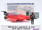 Cobra Stellar Stiletto W/Star Viper 100% Complete 1988 GI Joe Hasbro Vehicle