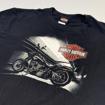 Harley-Davidson Shirt Mens XL Black Hooligan Dealer Oxford AL Motorcycle Tee
