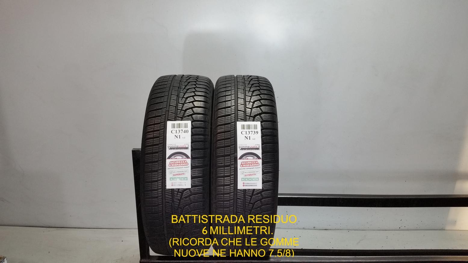 GOMME USATE TERMICHE 205/60R16 92H HANKOOK WINTER ICEPT EVO 2 PNEUMATICI C13740