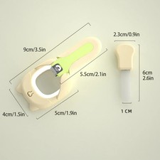 With LED Light Baby Nail Clippers Ergonomic Anti-splash Design Nail Trimmer Safe