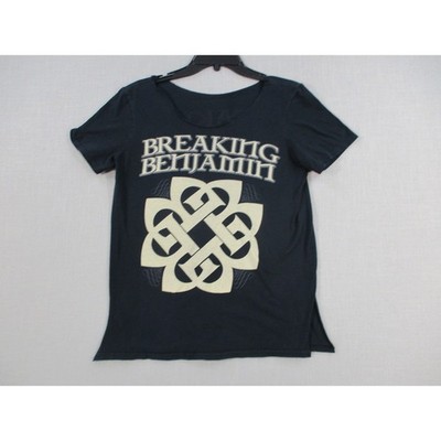 Breaking Benjamin Acoustic Tour 2014 Graphic T-Shirt Black Women Small