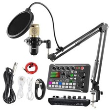 BM800 Condenser Mic with Live F998 Microphone Bundle