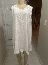 Vintage White Whispers Nightgown Size Large