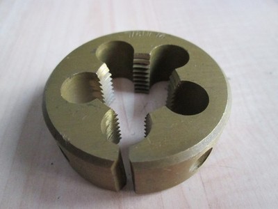 NEW 7/8'' 7/8''-14 7/8''-NF14 SAE Die 2'' Titanium Nitride Coated HSS Steel #T16HJ