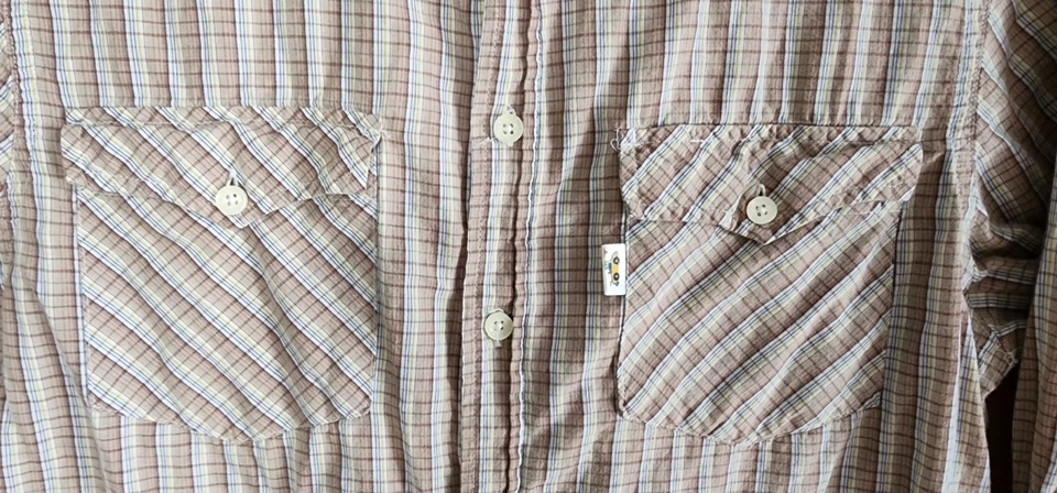 Dan Drehobl elwood Small Long Sleeved Collared Button Up Shirt w/pockets - Image 3 of 4