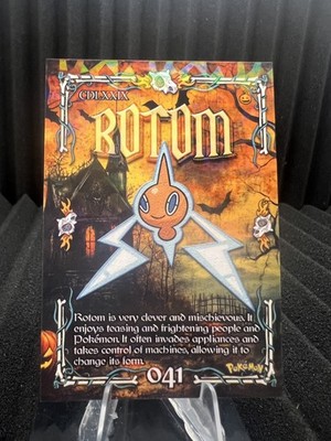 Rotom #41 - Cracked Ice Holo - Prisma Trick or Treat Cards - Pokemon