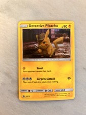 Pokémon TCG Detective Pikachu SM170 SM Promo Holo 90 HP Card Stock Card