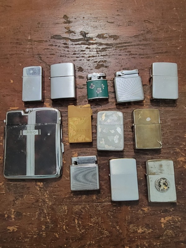 Vintage Lighter Collection (ZIPPO, STORM KING, CREST-CRAFT, KREISLER)