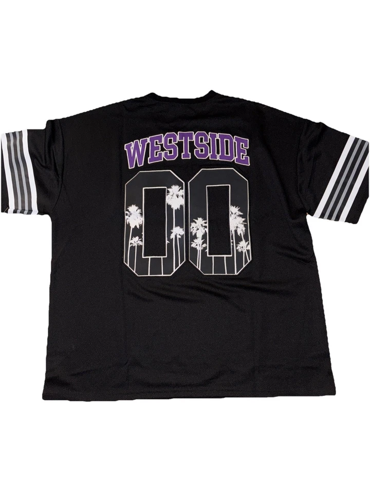 NWT Mount Westmore Embroidered Jersey Purple/White Westside Rap 00 Y2K Mens sz M - Image 2 of 4