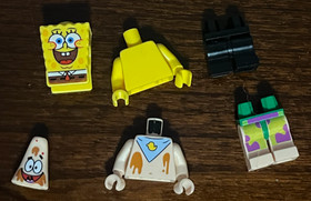 LEGO SpongeBob glove world Ferris wheel + Patrick minifigure + SpongeBob minifig