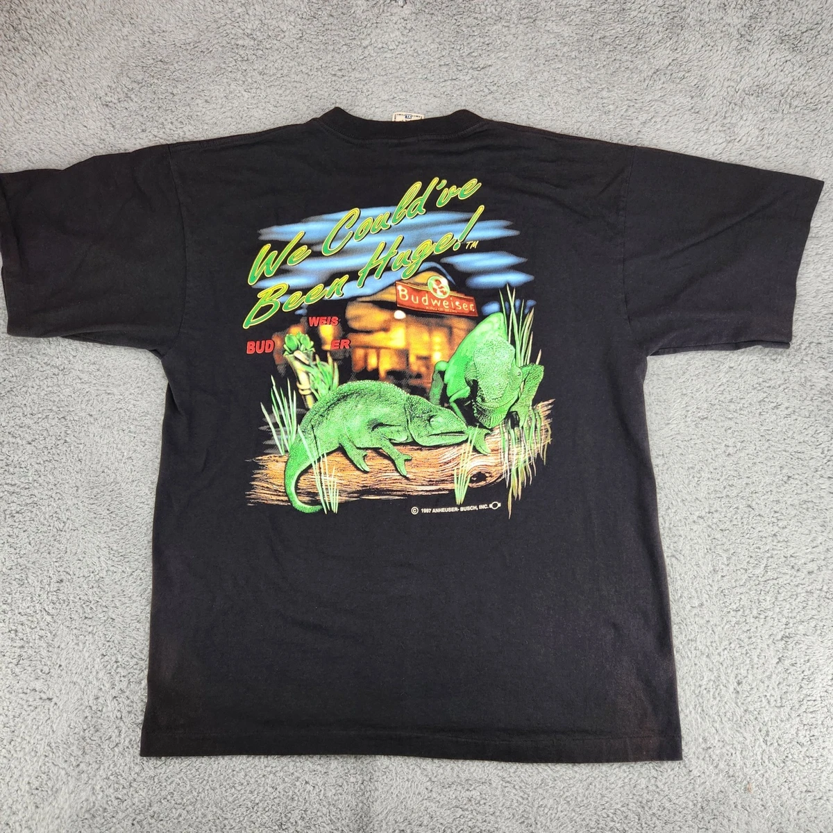 1997年 Budweiser ベドワイザー ビンテージtシャツ XL Budweiser Black Shirts for Men for sale | eBay