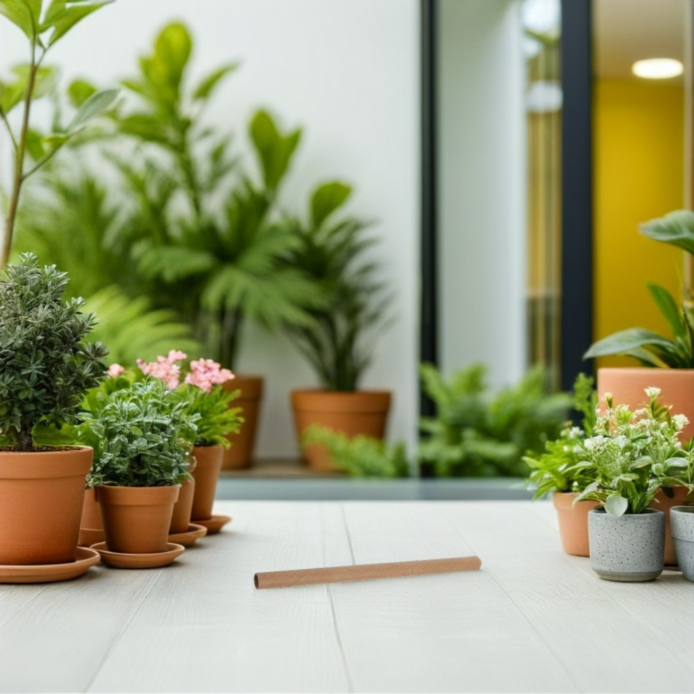 50 Pcs Outdoor Bee Cardboard Tubes Refuge Insect House Hotel Cavity