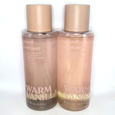 VICTORIA'S SECRET PINK WARM VANILLA BODY MIST 8.4 FL OZ EACH 2 