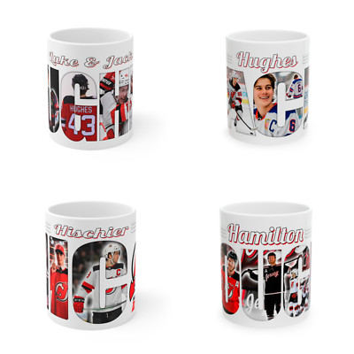 Jack Luke Nico Hamilton NJD ART Mug Coffee Tea Gift Fun Team Hockey Souvenir