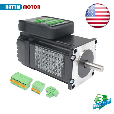 JSS57P2N Nema23 2N.m Closed Loop Stepper Motor Integrated Digital 24-48VDC RS232