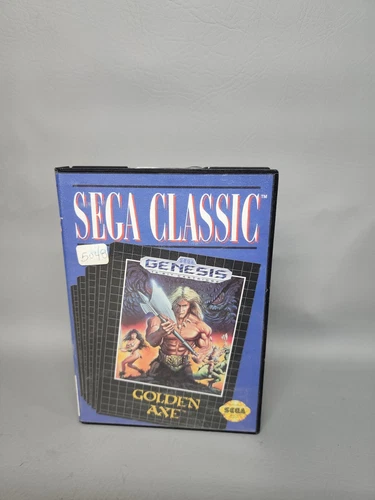 Case No Game Golden Axe Sega Classic Genesis 1992