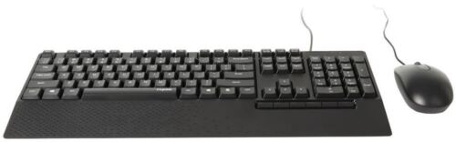 RAPOO - NX2000 Wired Keyboard & Mouse Deskset, Black - Picture 2 of 4