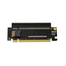 PCI-E x16 Half Height to Full Height Riser Card PCIe 5.0 x16 Test Adapter Card