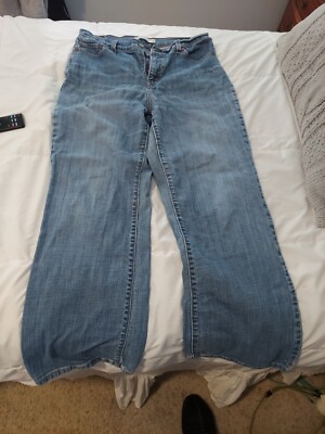 Levis 512 Jeans Womens 12 Boot Cut Denim Blue Perfectly Slimming