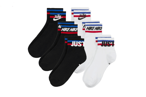 6 Paar Nike Everyday Essential Ankle Sneakersocken Socken Quarter Unisex DX5080 - Picture 3 of 7