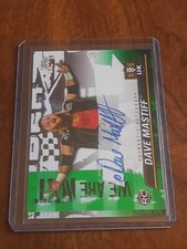2021 Topps WWE We Are NXT Dave Mastiff #A-DM Green Auto Numbered 31/99